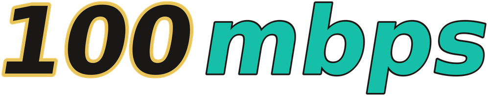 100mbps logo